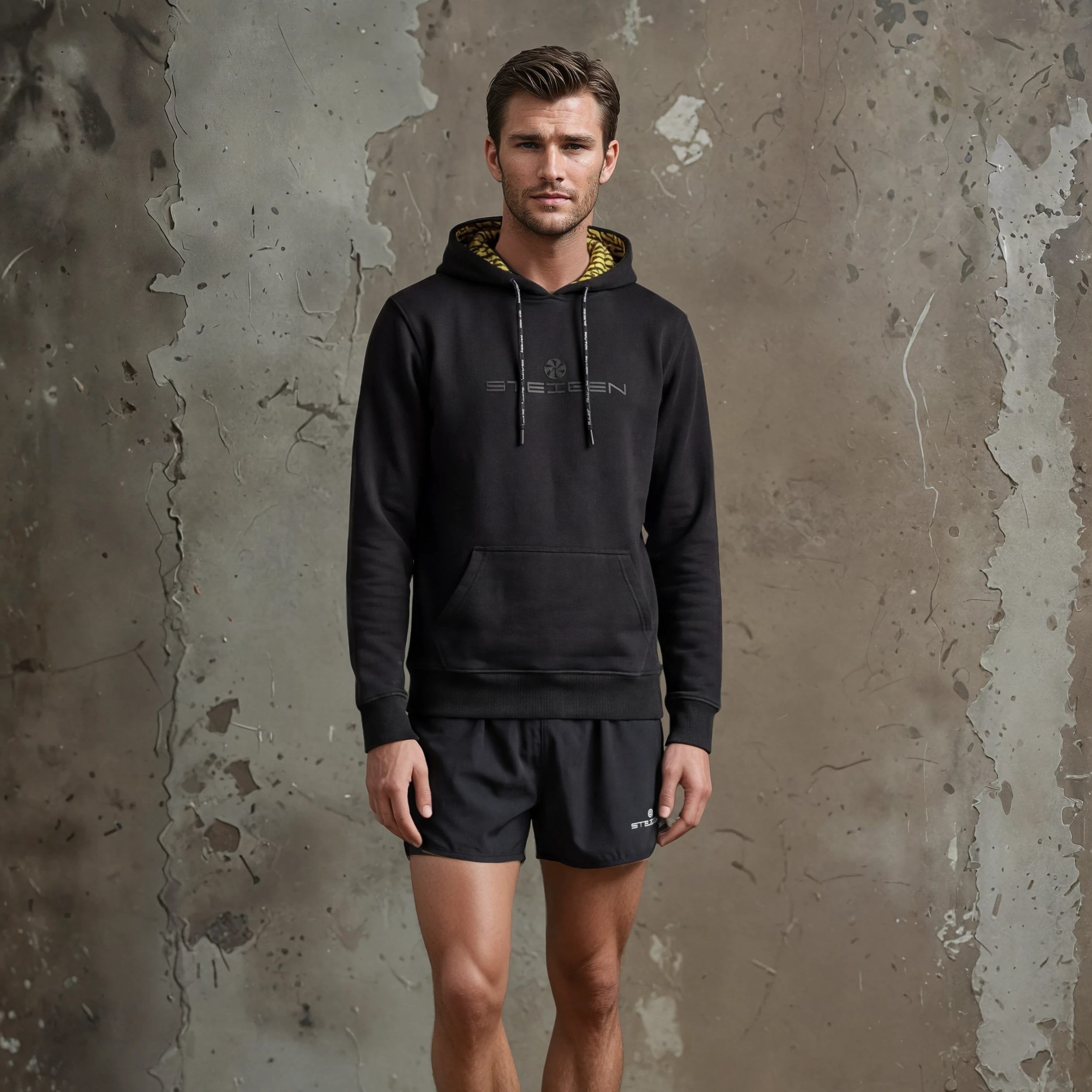 Black Steigen Hoodie - Men's