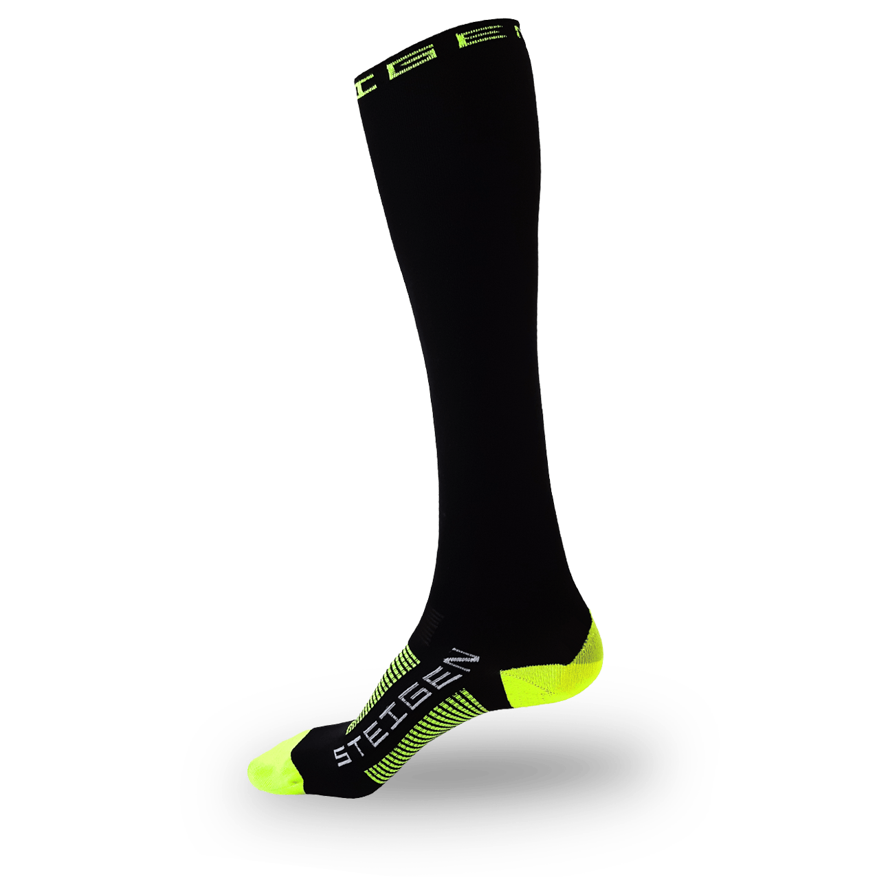 Black Running Socks Full Length