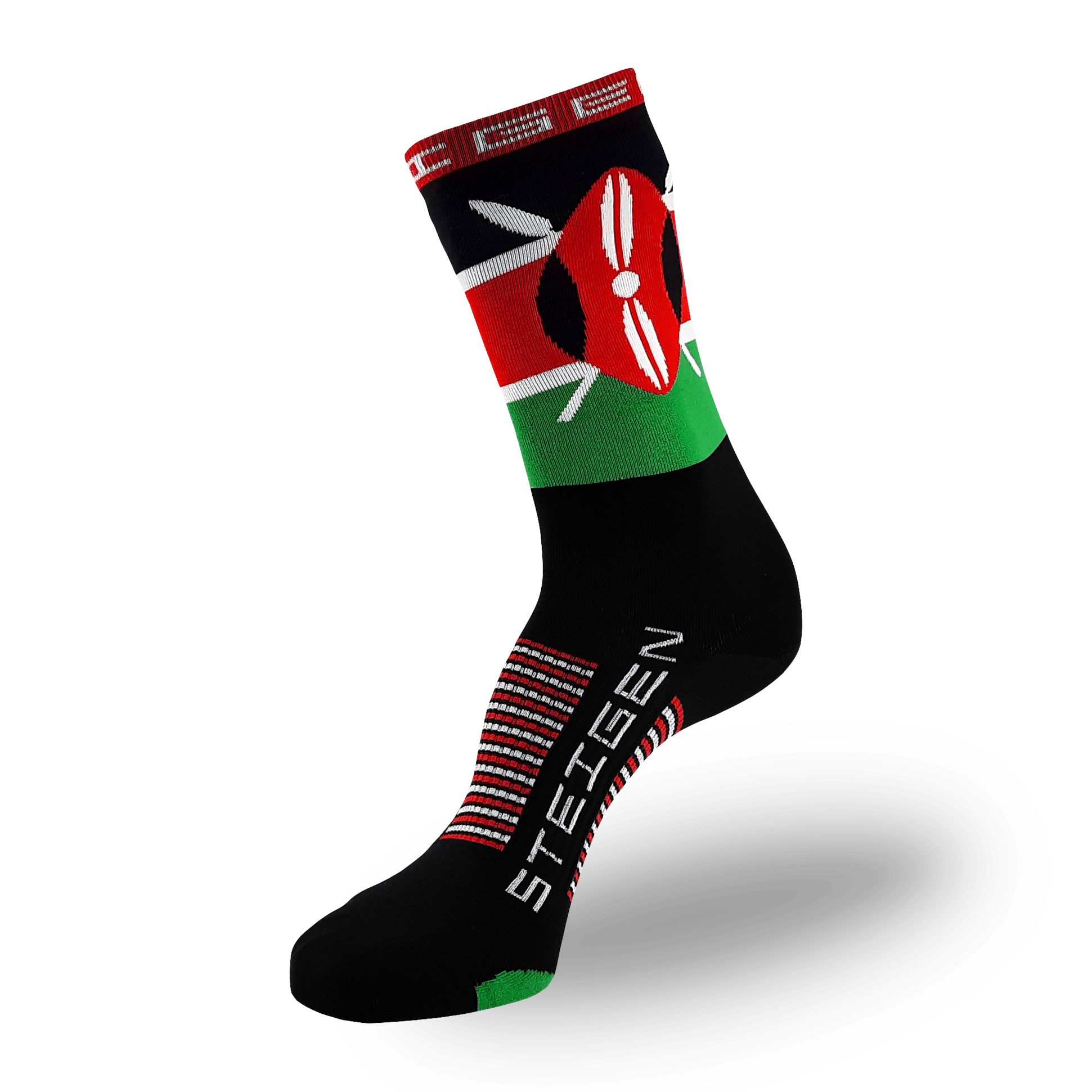 Kenya Running Socks ¾ Length