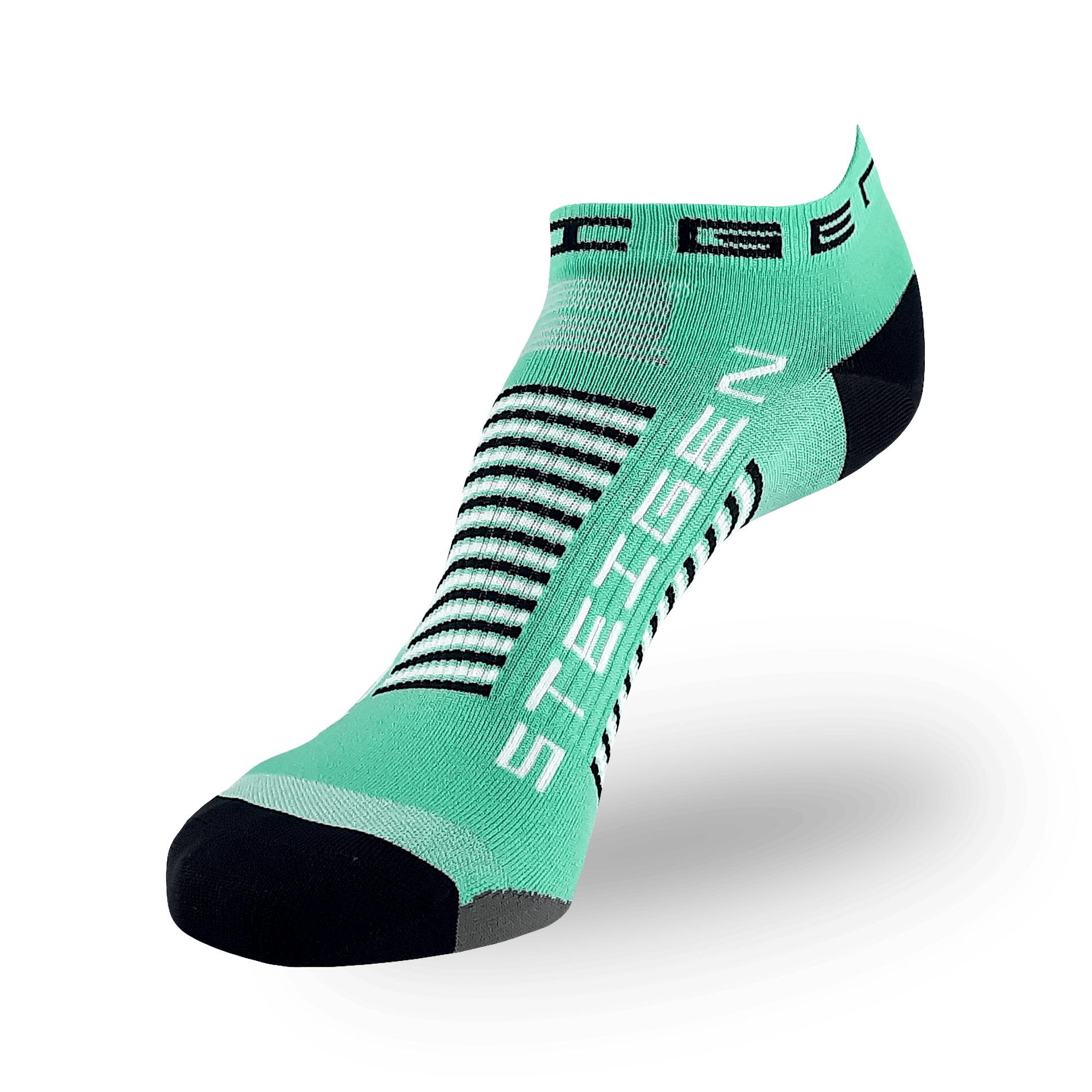 Mint Green Running Socks Zero Length
