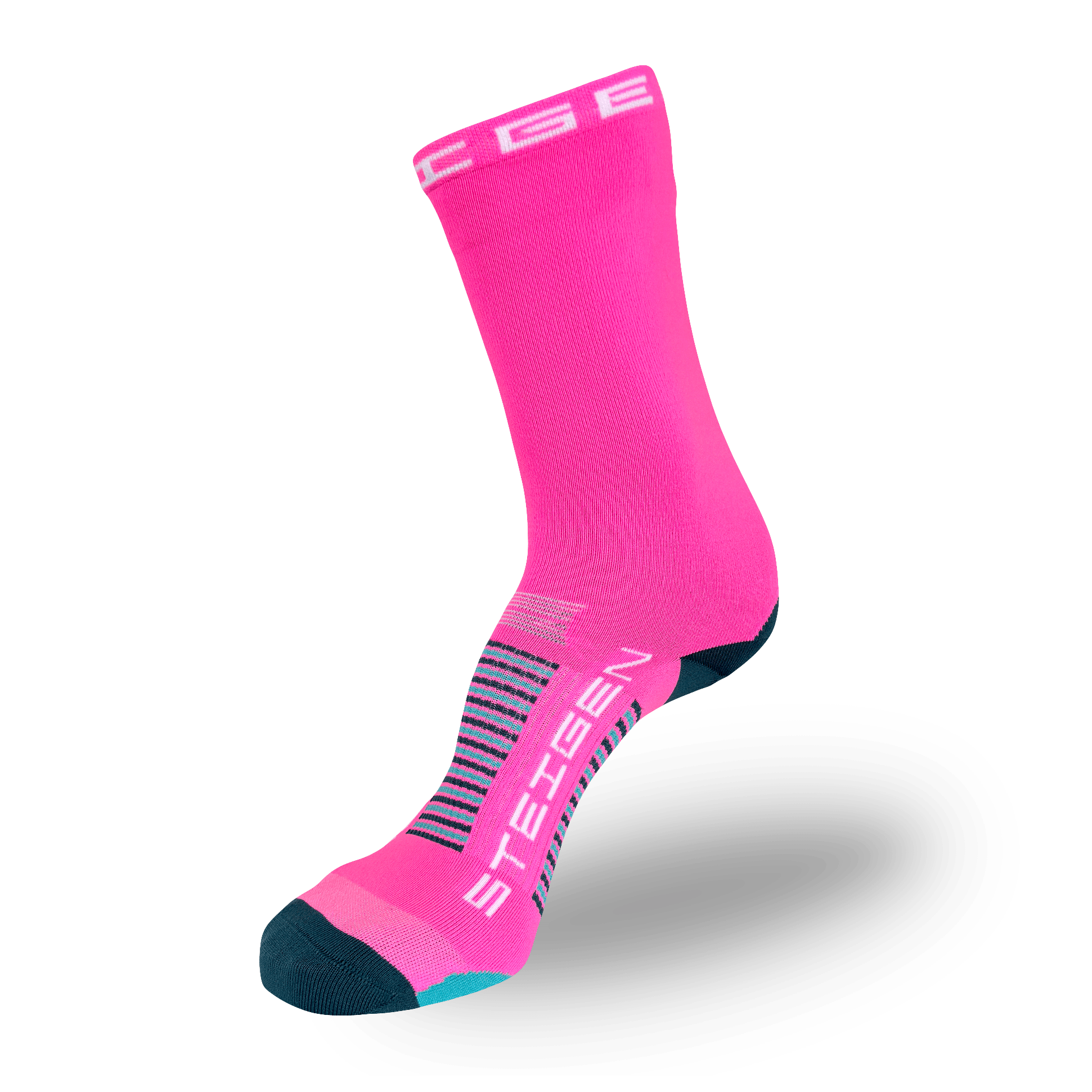 Pink Running Socks ¾ Length