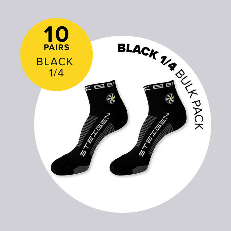 Black ¼ Bulk Pack