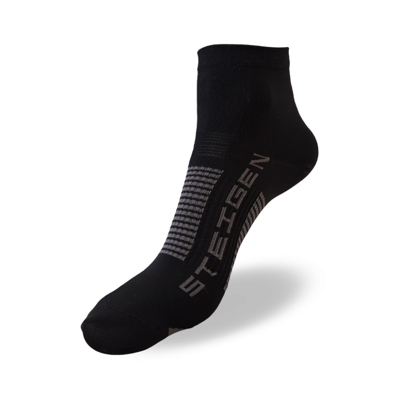 Kids School Black Socks ¼ Length