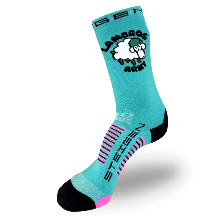 Lambros Army Running Socks ¾ Length