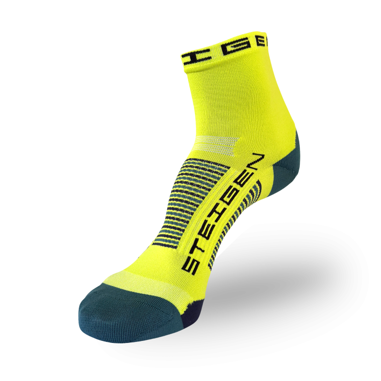 Lime Flash Running Socks ½ Length