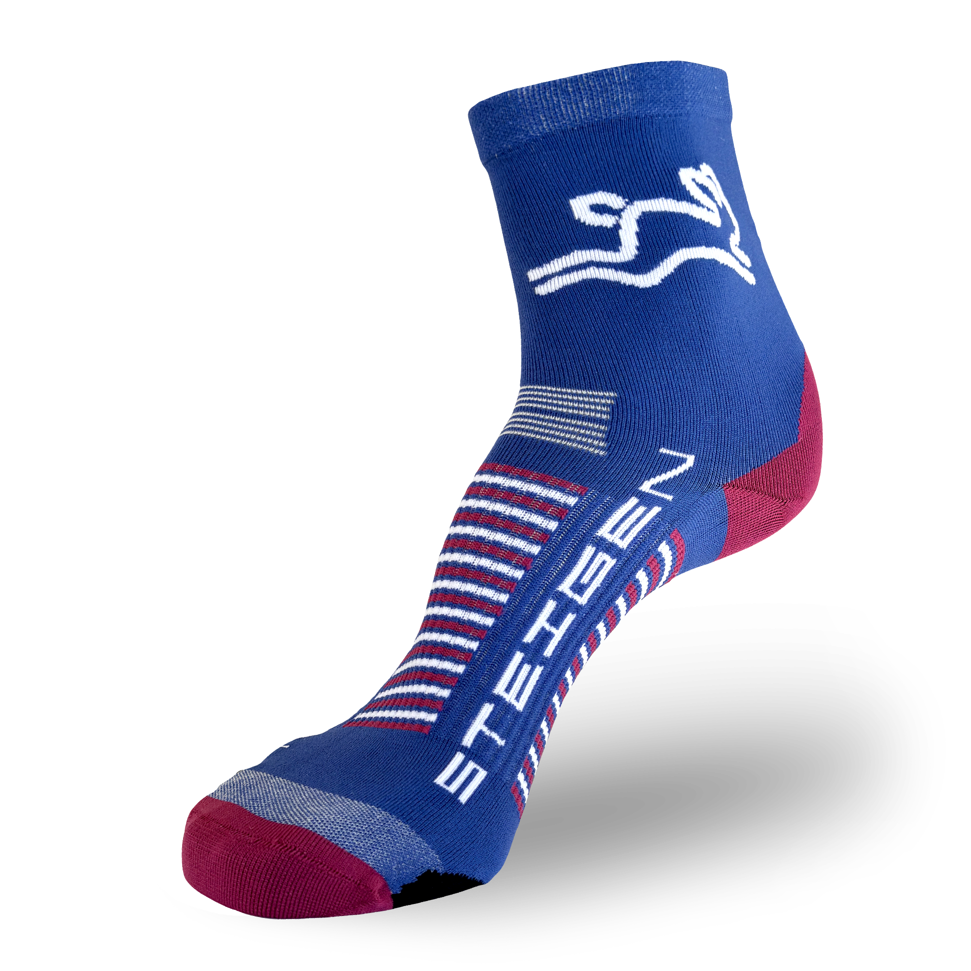 Rabbit Blue Running Socks ½ Length